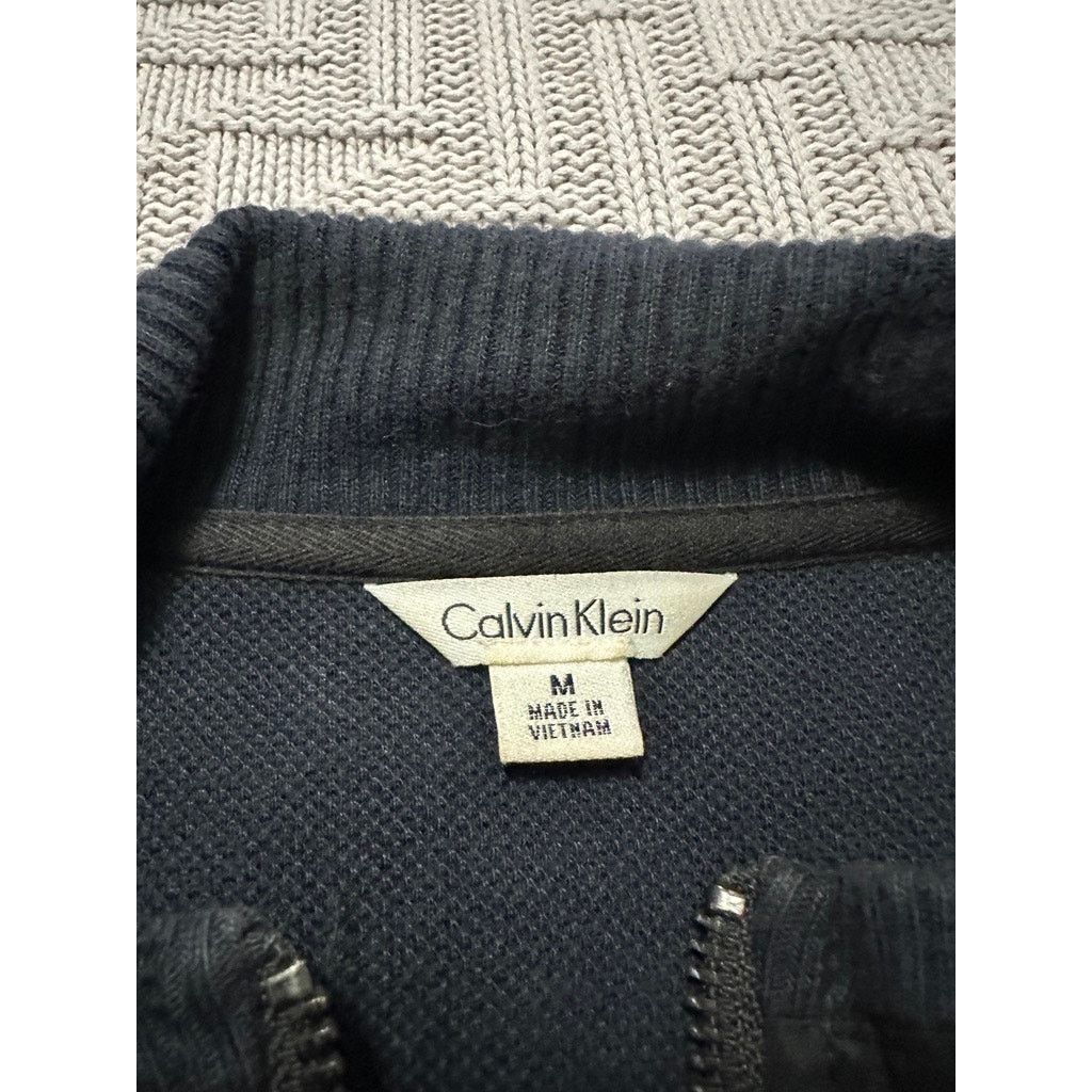 Calvin Klein Calvin Klein navy full zip cardigan jacket size M Size US M / EU 48-50 / 2 - 4 Thumbnail