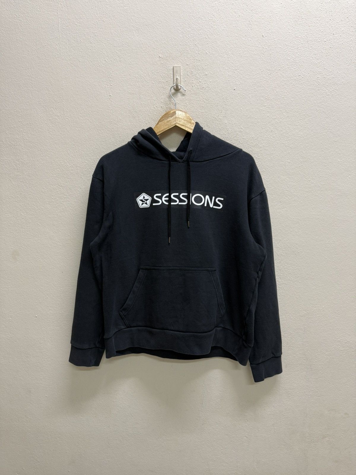 Sessions Session Biglogo Pullover Sweater Black Hoodie Size US M / EU 48-50 / 2 - 16 Thumbnail