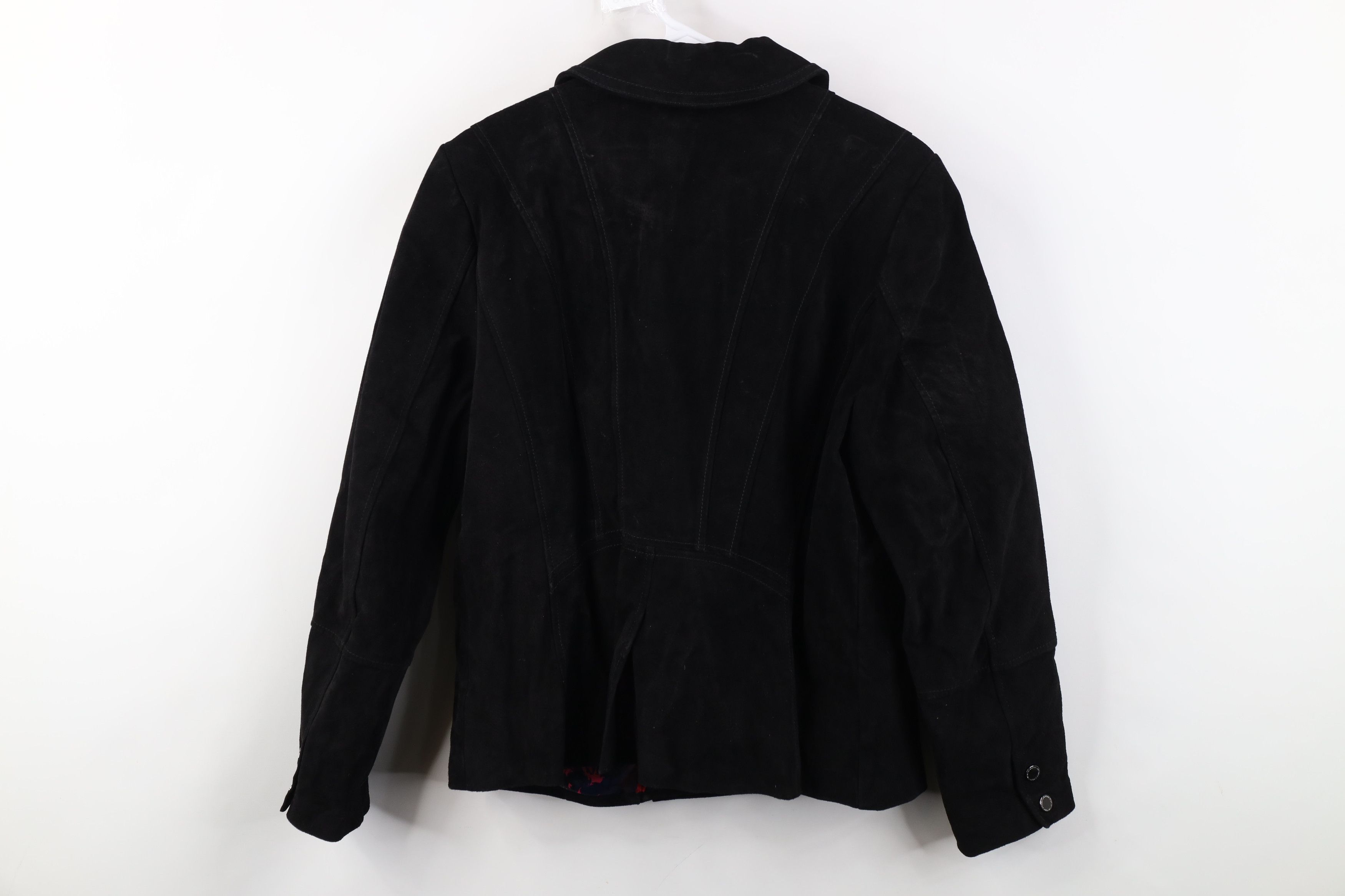 Vintage Vintage Y2K Streetwear Babydoll Suede Leather Bomber Jacket Size XL / US 12-14 / IT 48-50 - 13 Thumbnail