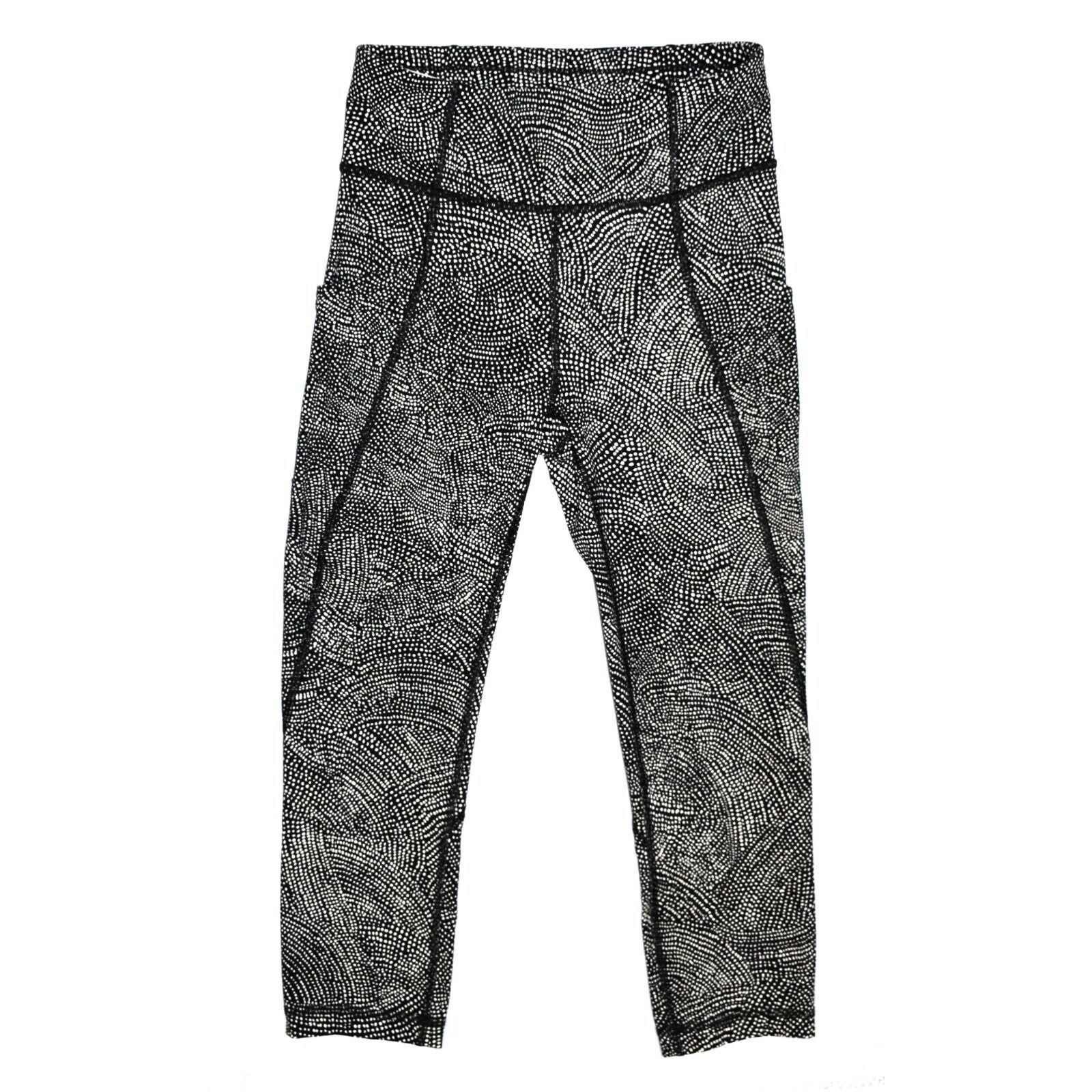 Lululemon LULULEMON AHTLETICA Black White Dot Printed Pockets Pants 4 Size 26" / US 2 / IT 38 - 2 Thumbnail