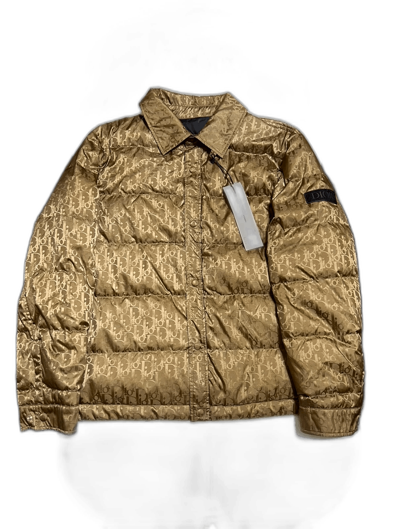 Dior Dior Brown Logo Puffer Jacket with Tags-2507