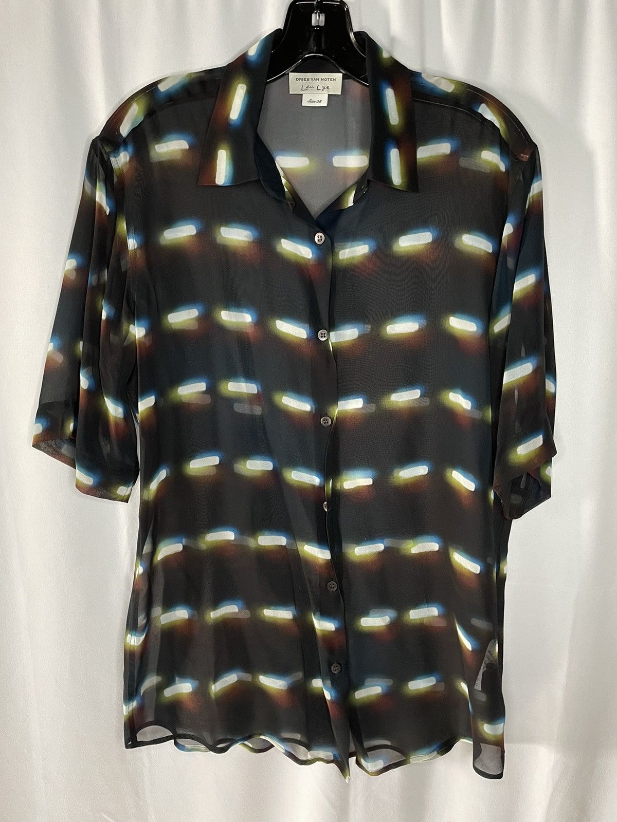 Dries Van Noten Silk Shirr