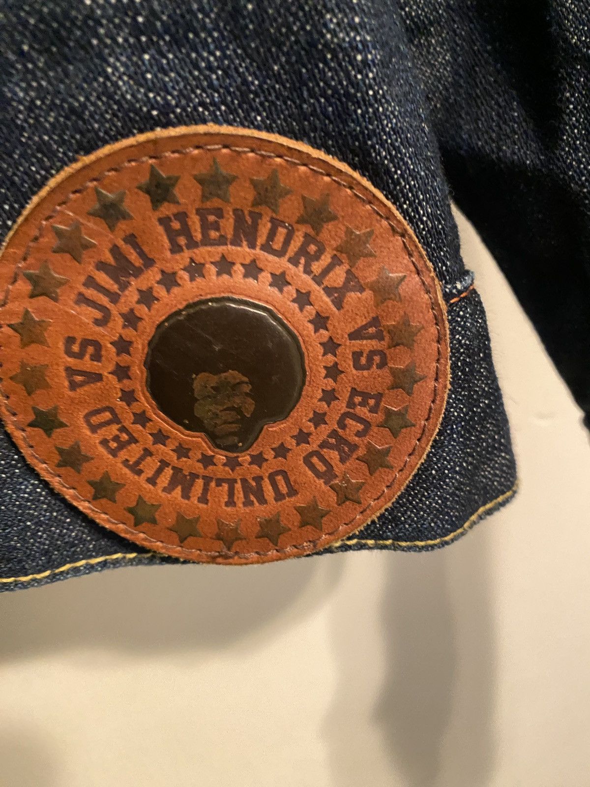 Ecko Unltd. Ecko Unlimited x Jimi Hendrix Denim Jacket Size US XXL / EU 58 / 5 - 3 Thumbnail