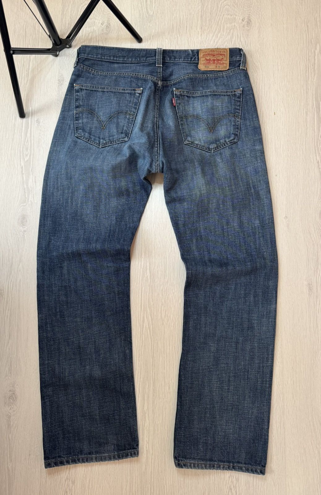 Levi's Vintage 90’s Levi’s 501 Straight Jeans Size US 34 / EU 50 - 1 Thumbnail