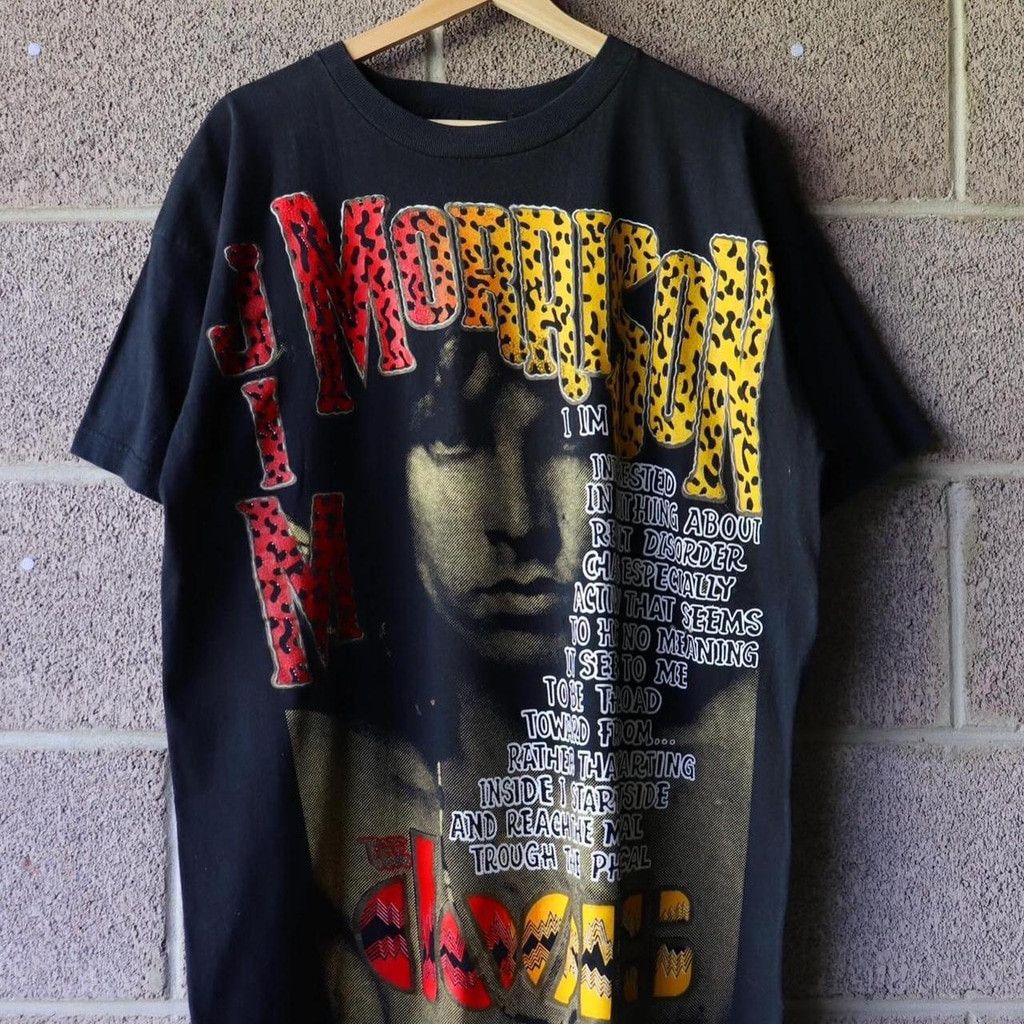 The Unbranded Brand Vintage The Doors Jim Morrison Rare graphic with quote by Ji Size US XL / EU 56 / 4 - 1 Thumbnail