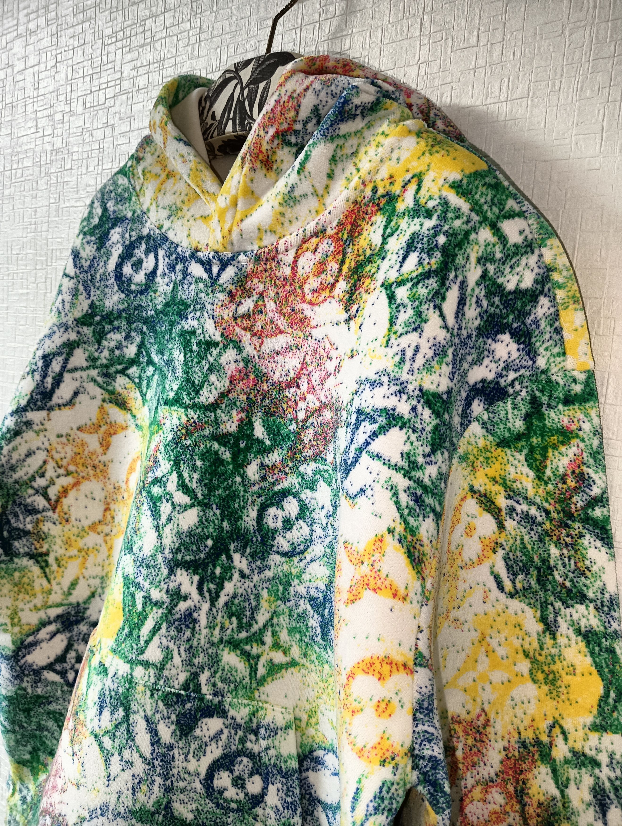 Louis Vuitton Velvet Pastel Monogram Hoodie Size US L / EU 52-54 / 3 - 3 Thumbnail
