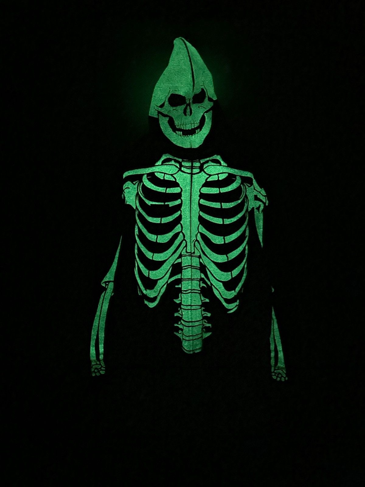 LRG 2006 Vintage LRG Dead Serious Skeleton Hoodie Size US XL / EU 56 / 4 - 2 Thumbnail
