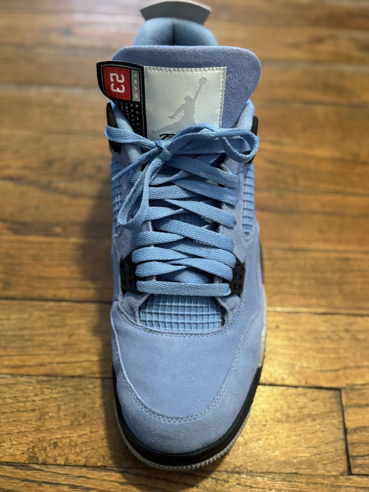 Jordan Brand × Nike JORDAN 4 RETRO UNIVERSITY UNC BLUES Size US 11.5 / EU 44-45 - 8 Thumbnail