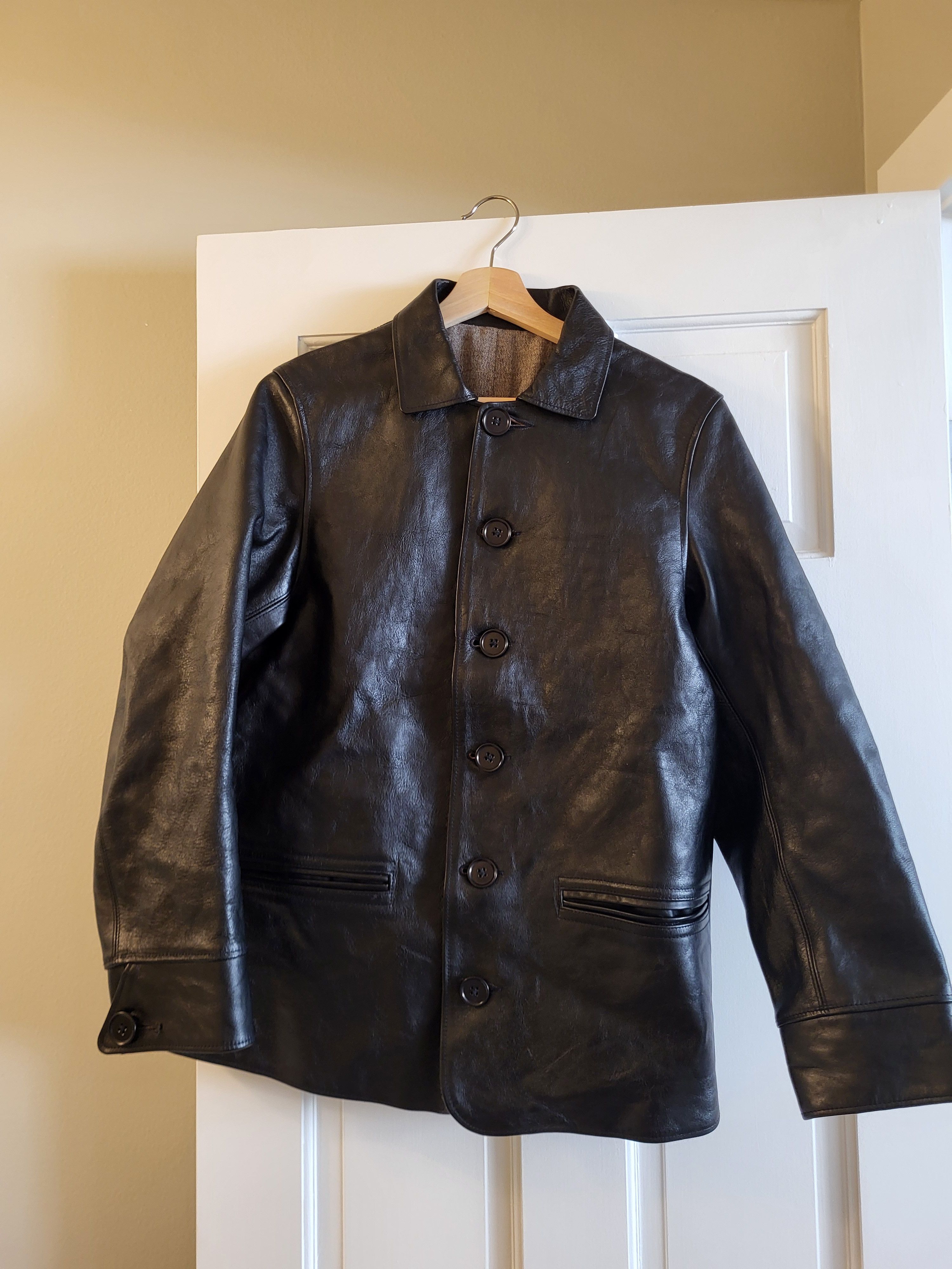 Taiga Takahashi LOT.801 AUTOMOBILE LEATHER JACKET | Grailed