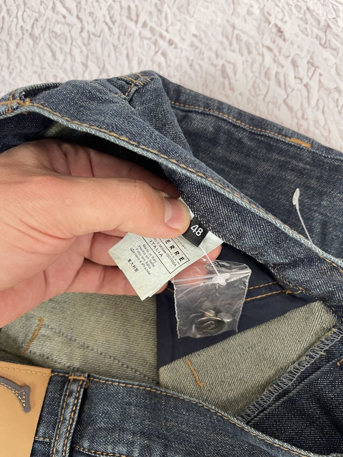 Just Cavalli Roberto Just Cavalli Crystals rhinestones logo denim jeans Size US 32 / EU 48 - 9 Thumbnail