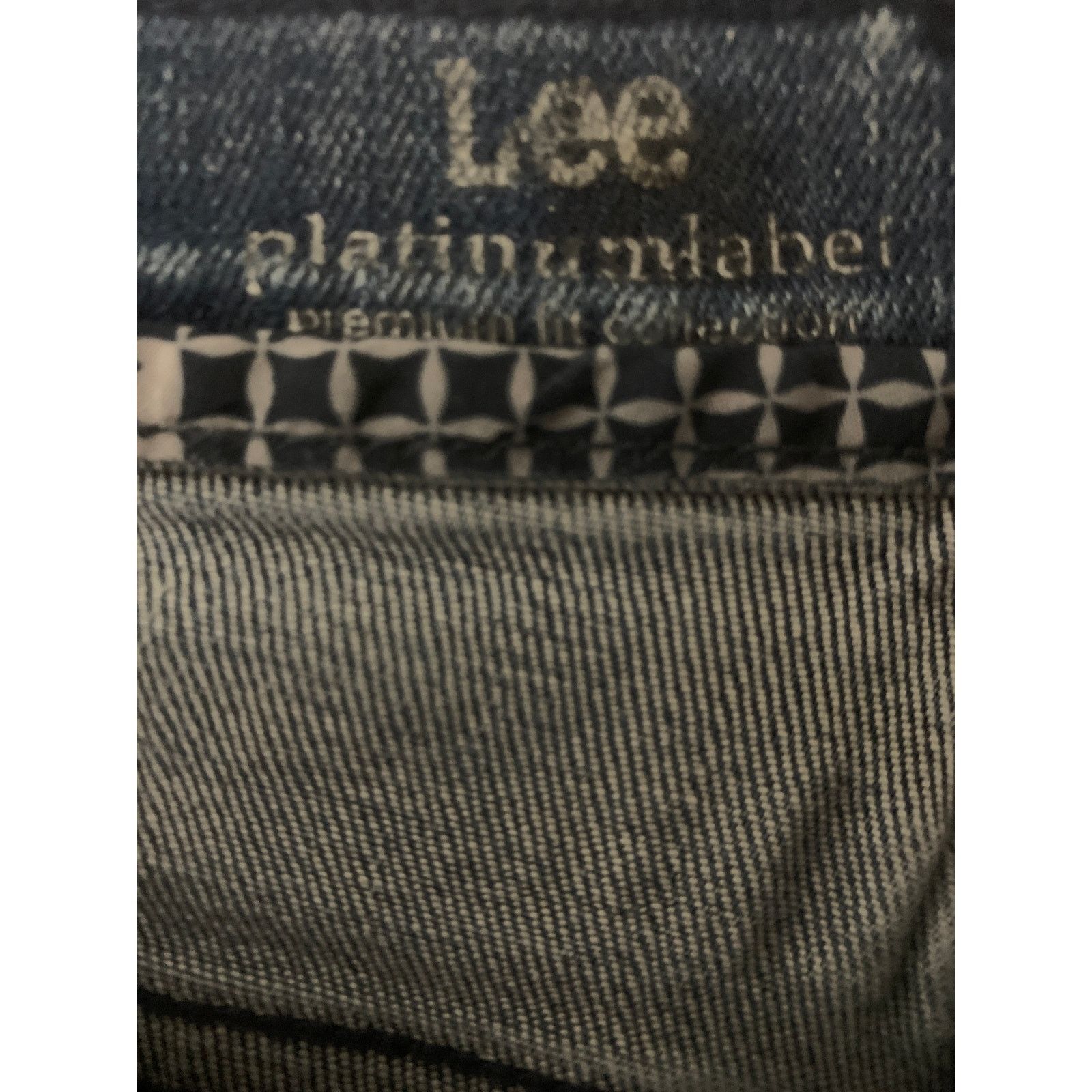 Lee Lee Platinum Label Classic Straight Leg Womens Jeans Size 6 Size 26" / US 2 / IT 38 - 3 Thumbnail