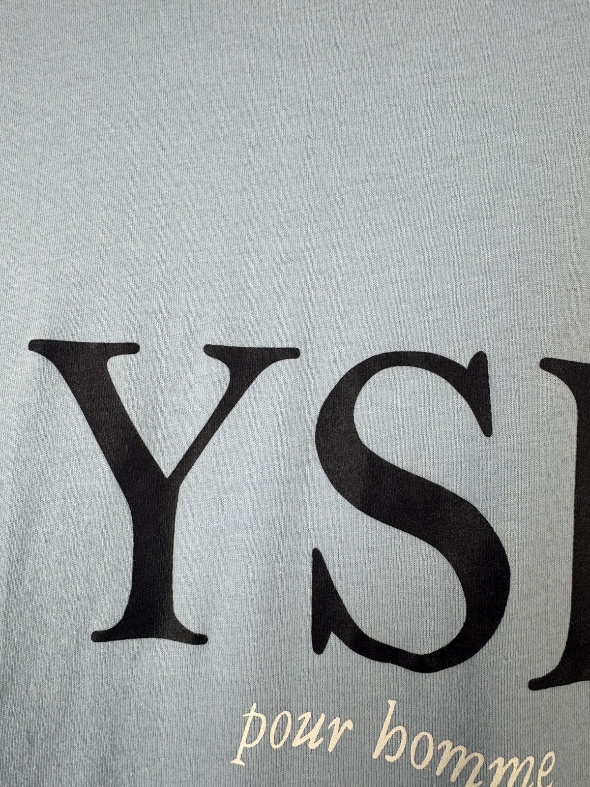 Yves Saint Laurent Yves Saint Laurent YSL Pour Homme Big logo T-shirt Size US XL / EU 56 / 4 - 8 Thumbnail