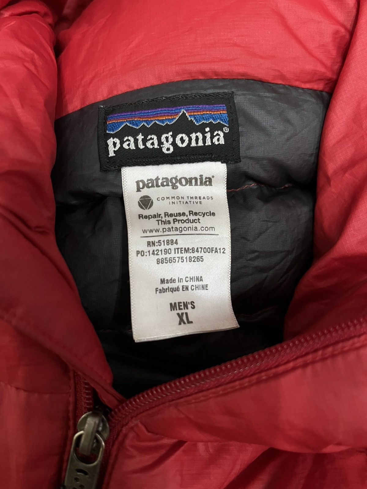 Vintage PATAGONIA DOWN SWEATER HOODY Size US XL / EU 56 / 4 - 9 Thumbnail