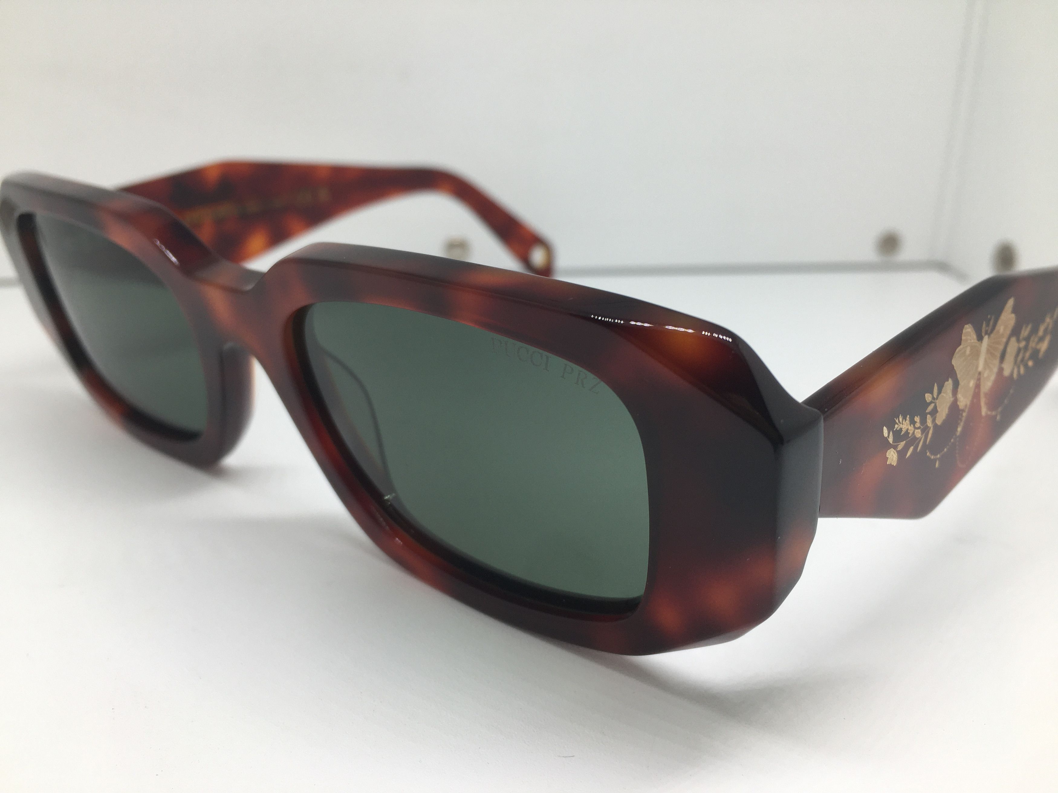 Emilio Pucci Emilio Pucci Tortoise Acetate Sunglasses Frame Italy Size ONE SIZE - 3 Thumbnail