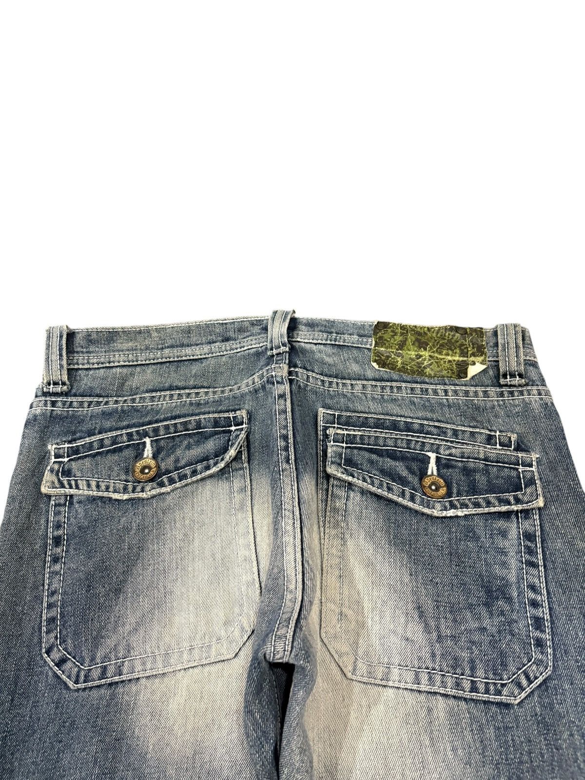 Hysteric Glamour Vintage Japanese Apestein Nice Fade Distress Bootcut Jeans Size US 32 / EU 48 - 8 Thumbnail