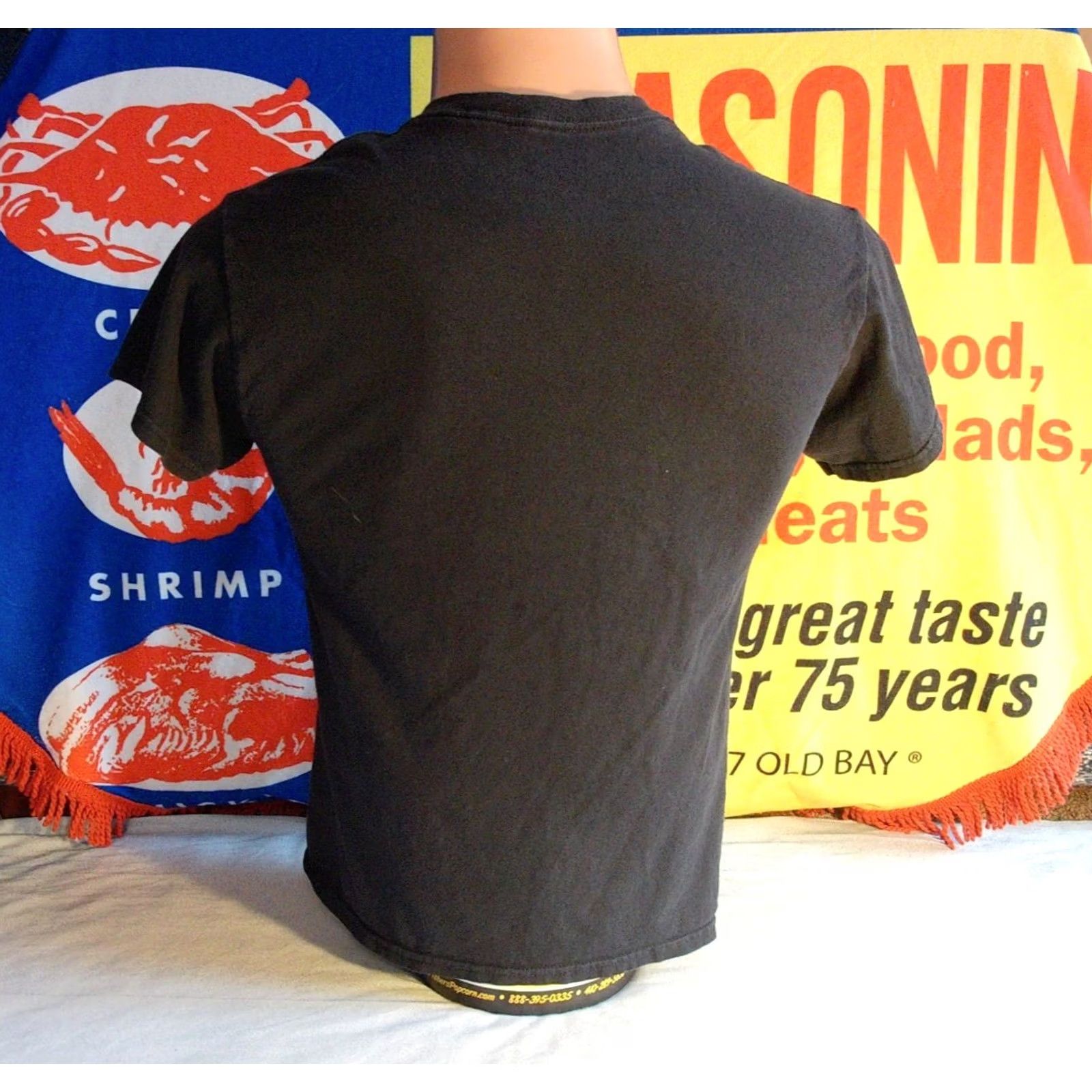 Vintage Pop Smoke King of New York t shirt Mens M Black Cotton Graphic Print Hip Hop NYC 2010s VINTAGE Size US M / EU 48-50 / 2 - 5 Thumbnail