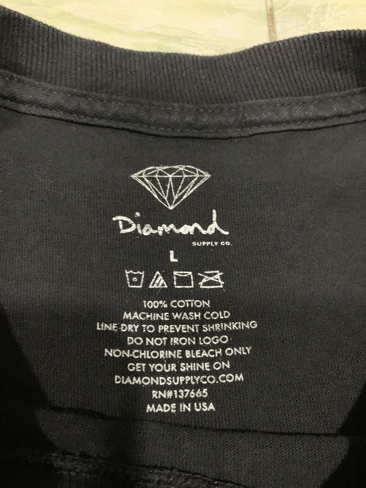 Diamond Supply Co. Diamond Supply Co. T-Shirt Big Print Size US L / EU 52-54 / 3 - 9 Thumbnail