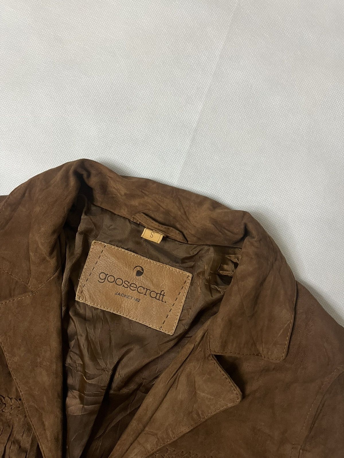 GOOSECRAFT Vtg Goosecraft Suede Leather Jacket Western Motorcycle Size S / US 4 / IT 40 - 4 Thumbnail