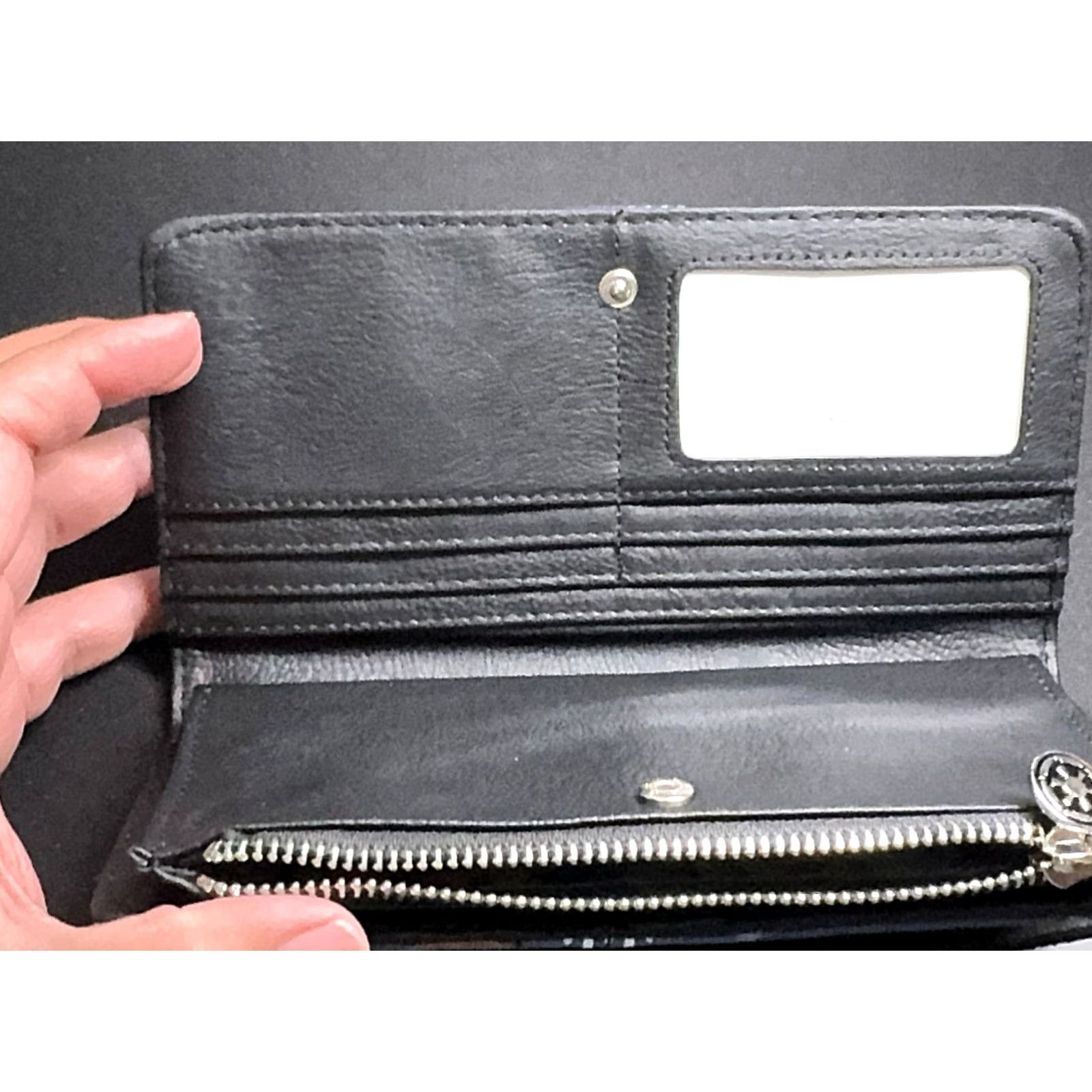 Vintage VINTAGE Star Wars Loungefly Wallet Womens Blue Faux Leather Zipper Mini Figure New Tags Size ONE SIZE - 3 Thumbnail