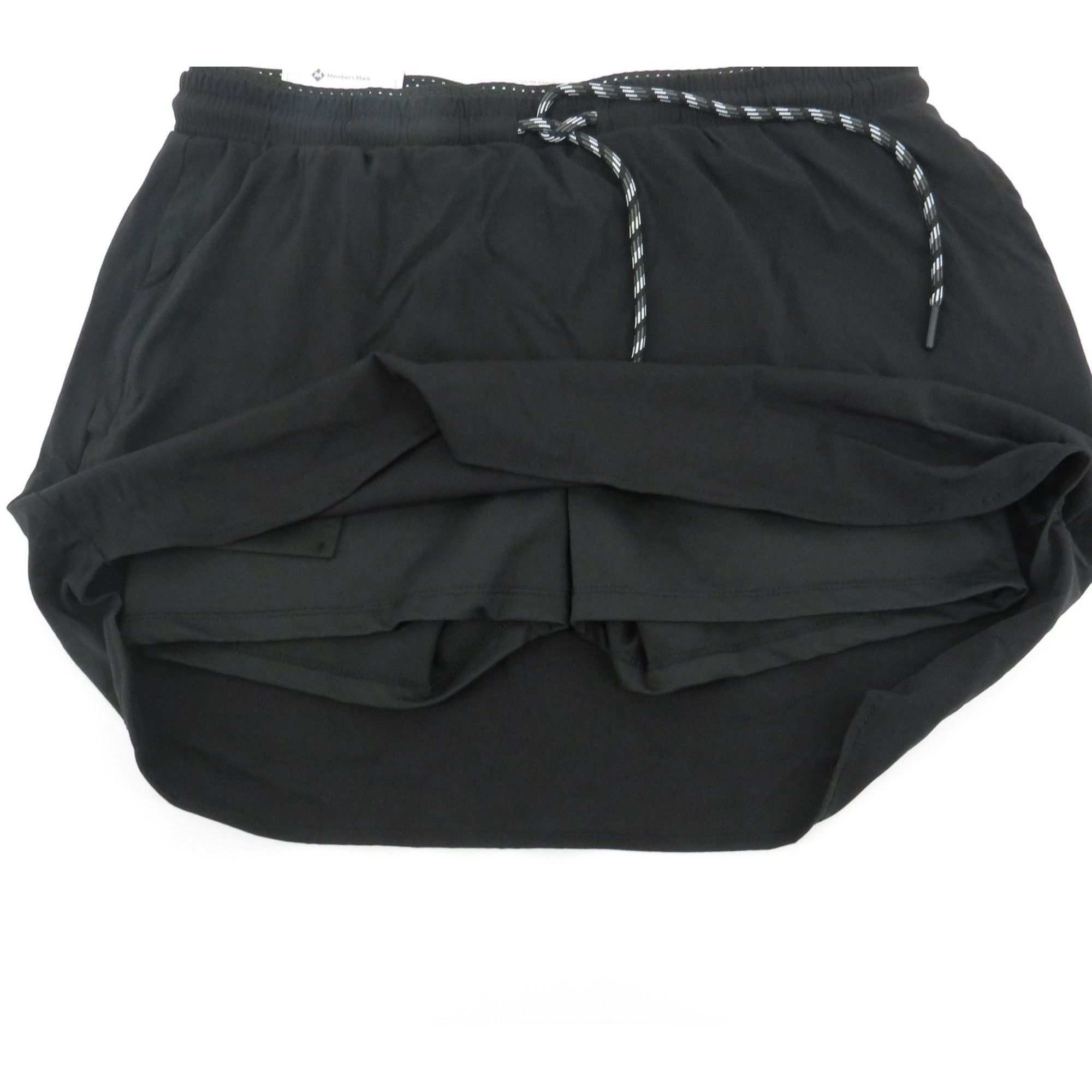 Other Members Mark Woven Trek Skort M Black 2-Way Stretch Elastic Size 30" / US 8 / IT 44 - 5 Thumbnail