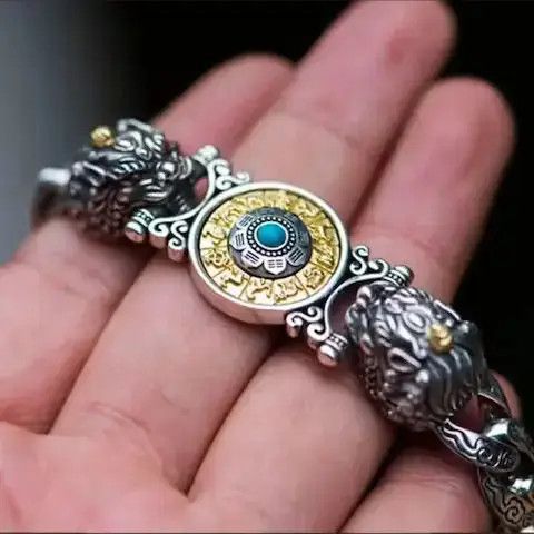 Jewelry Style Retro Silver Bracelet Size ONE SIZE - 3 Thumbnail