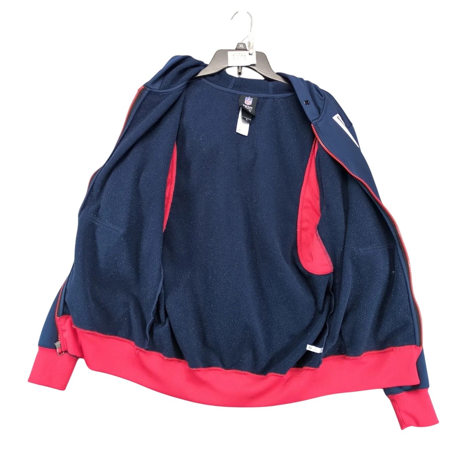 NFL NFL Team Apparel New England Patriots Full Zip Hoodie Jacket Size US S / EU 44-46 / 1 - 2 Thumbnail