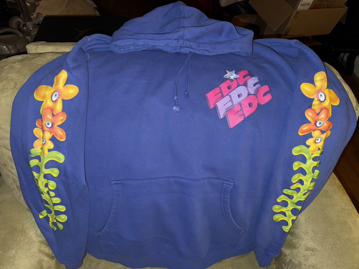 Insomnia Visuals New EDC Hoodie by Insomniac! Graphics on Front/Back/Sleeves! Size US L / EU 52-54 / 3 - 1 Thumbnail