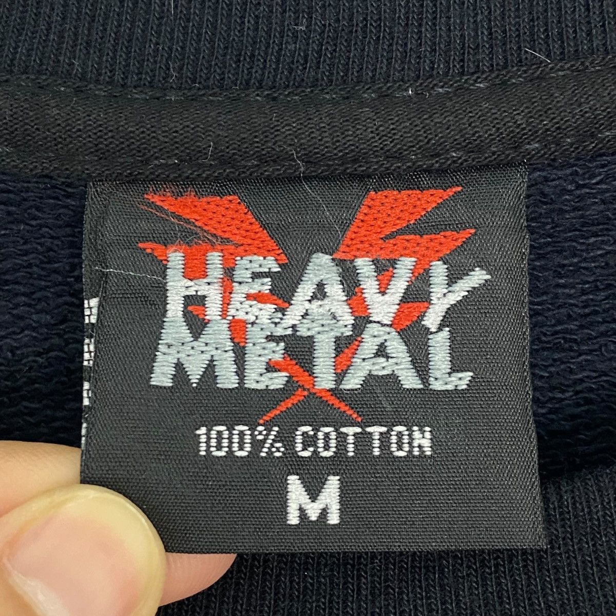 Other Vintage Heavy Metal Big Printed Crewneck Sweatshirt Black Size US M / EU 48-50 / 2 - 5 Thumbnail