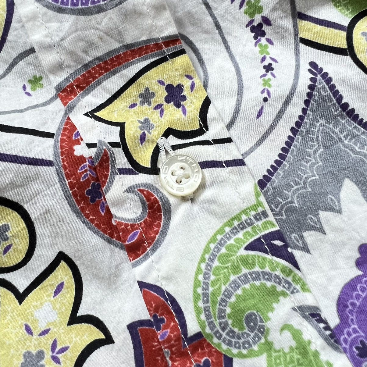 Etro Vintage Etro Paisley Pattern Longsleeve Button up Shirt Size M / US 6-8 / IT 42-44 - 4 Thumbnail