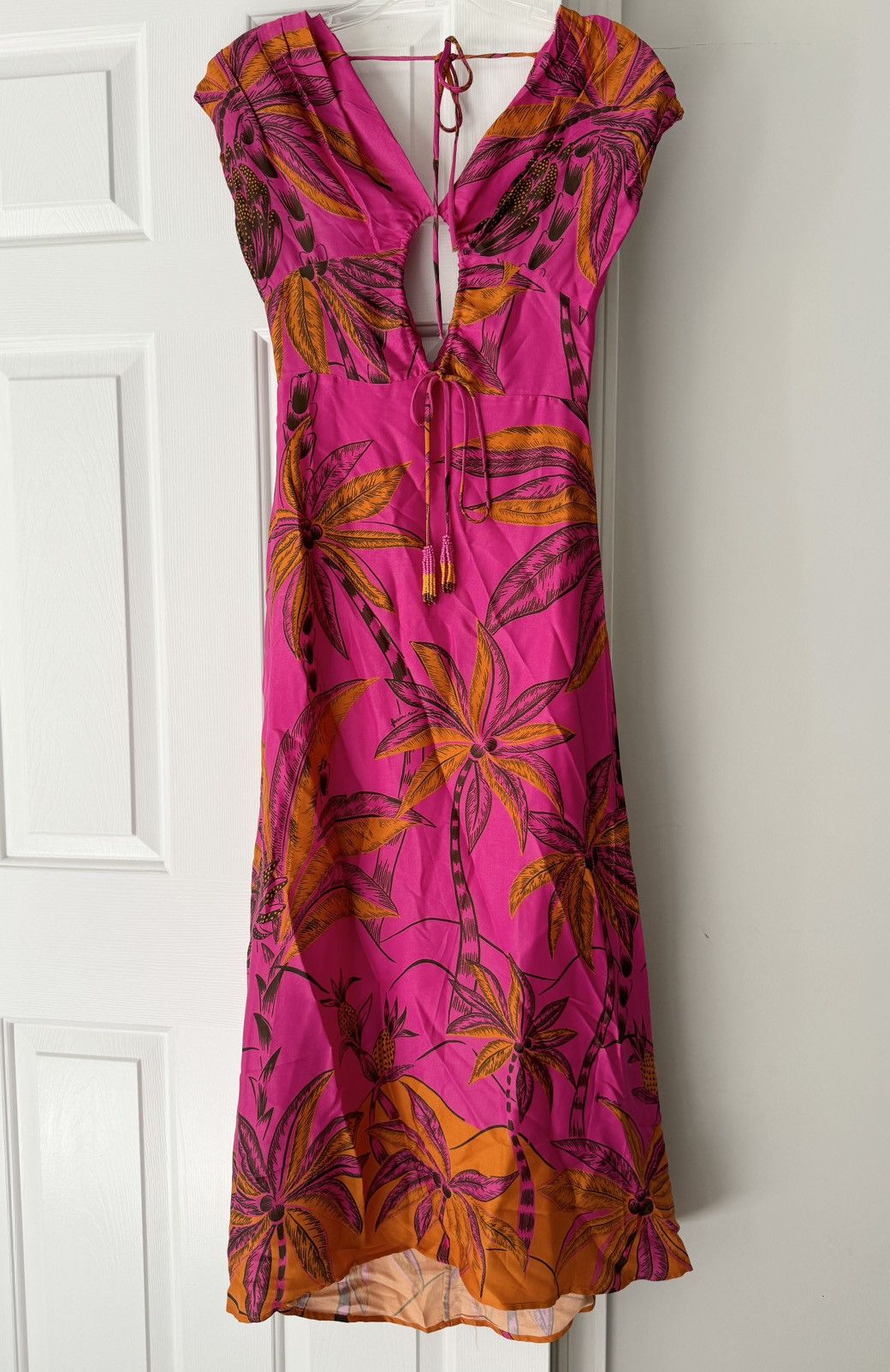 Farm Rio Farm Rio Beach Forest Viscose Maxi Dress, Size XS Size XS / US 0-2 / IT 36-38 - 9 Thumbnail