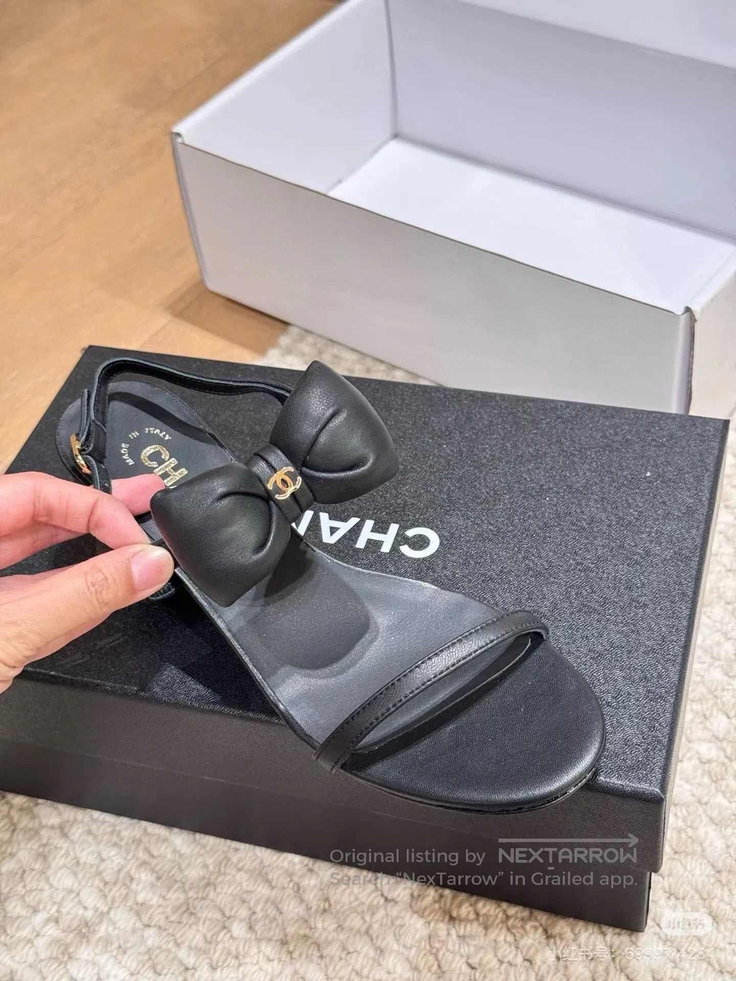 Chanel Chanel Bow Sandal Size 36. Size US 5 / IT 35 - 1 Thumbnail