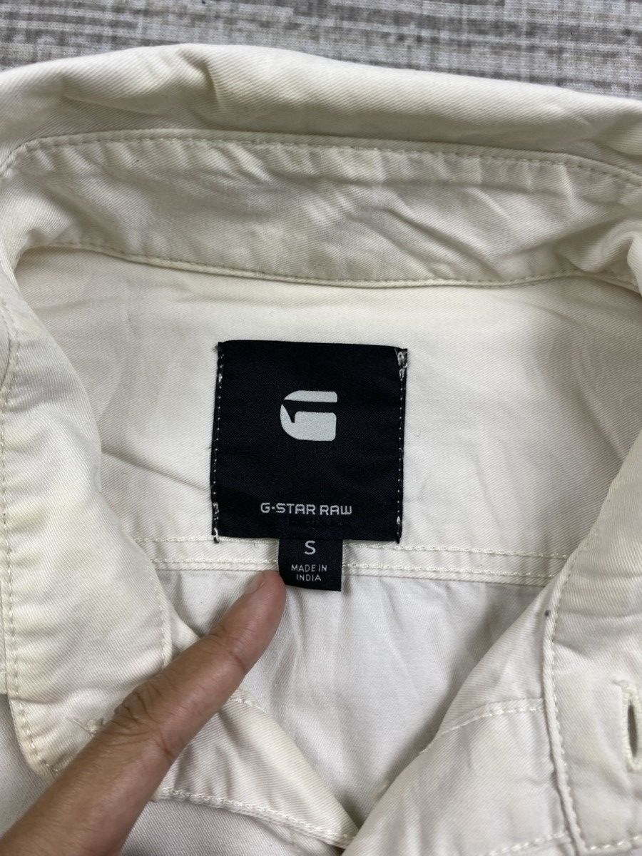 G-Star × Japanese Brand × Vintage Vintage G-Star Raw Button Ups White Shirts Size US M / EU 48-50 / 2 - 6 Thumbnail