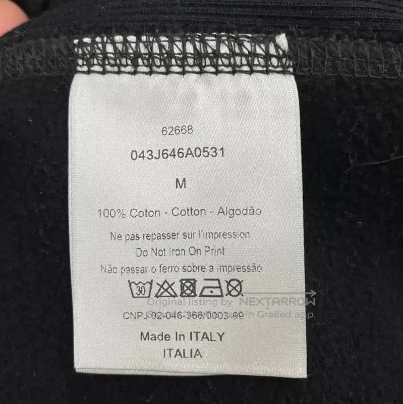 Dior Dior Black Cotton Men's Long Sleeve Hoodie . Size US M / EU 48-50 / 2 - 4 Thumbnail