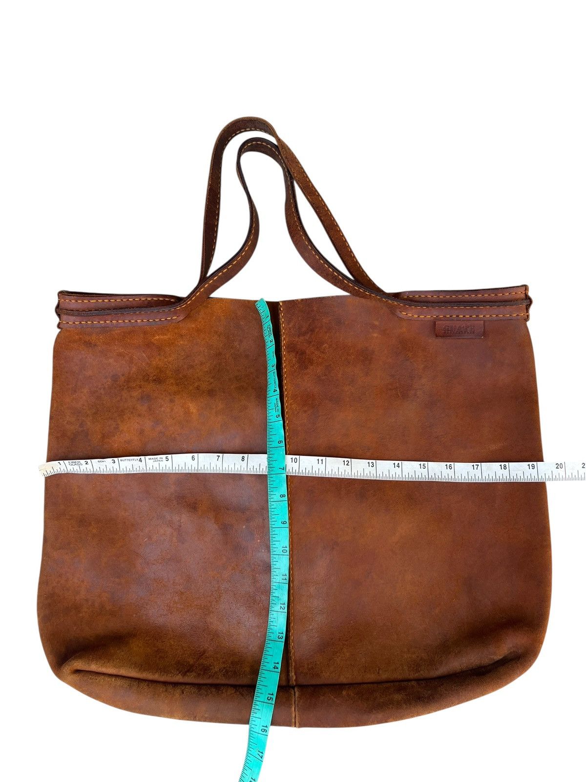 Leather Distressed Patina Leather Tote Bag GUATE Japan Size ONE SIZE - 8 Thumbnail