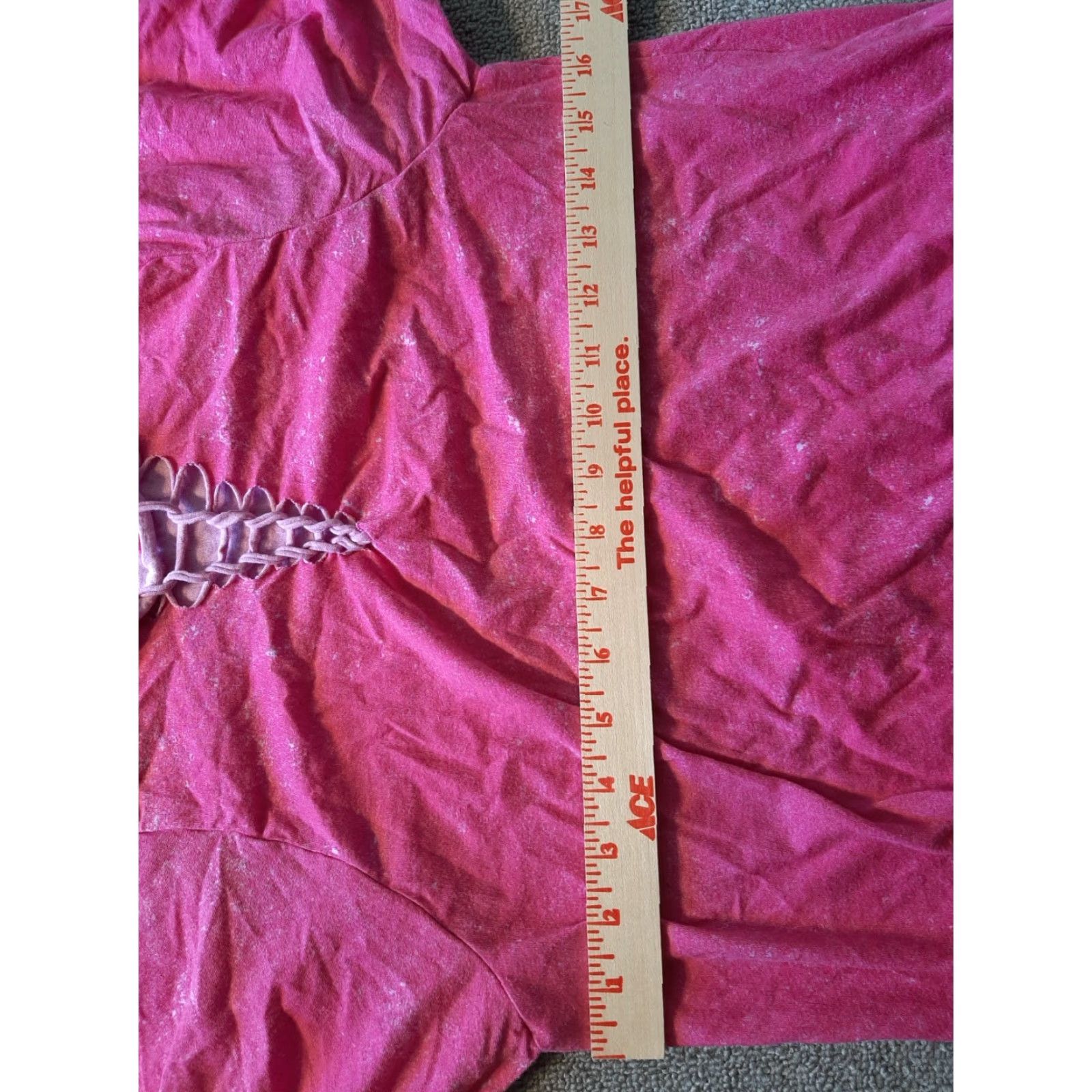 Vintage Belle du Jour Shirt Womens L Pink Short Sleeve Casual Pullover Solid Vintage No Size 36" / US 14 / IT 50 - 6 Thumbnail