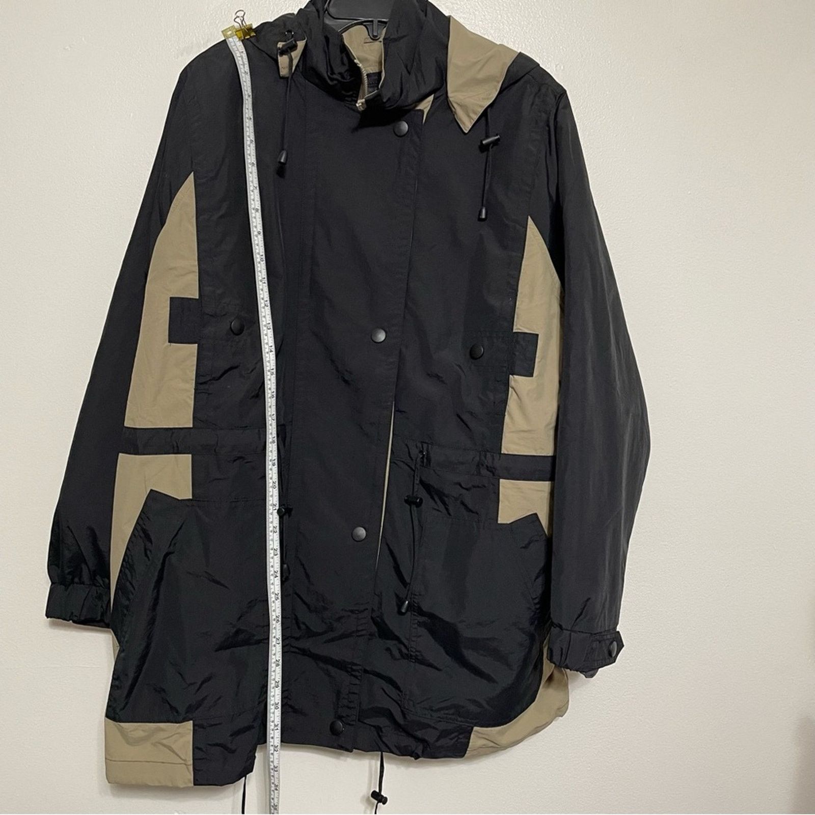 Other WOMAN WITHIN Black and Tan Hooded Jacket Size 18/20 NWOT Size XXL / US 16-18 / IT 52-54 - 4 Thumbnail