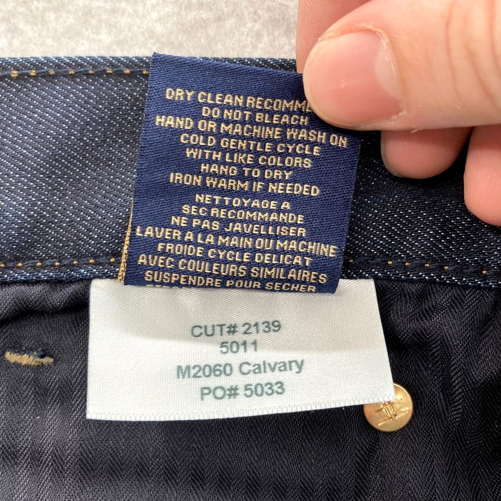 Vintage Fidelity Denim 5011 Jeans Mens 29x34 Straight Blue Denim 5-Pocket Regular Casual Classic Size US 29 - 7 Thumbnail