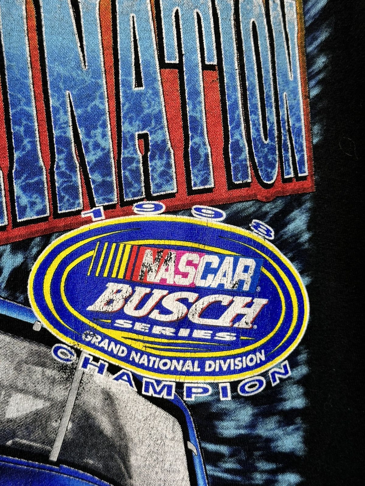 Band Tees × NASCAR × Vintage Vtg Vintage Dale Earnhardt Jr Total Domination 1998 Nascar Size US L / EU 52-54 / 3 - 6 Thumbnail