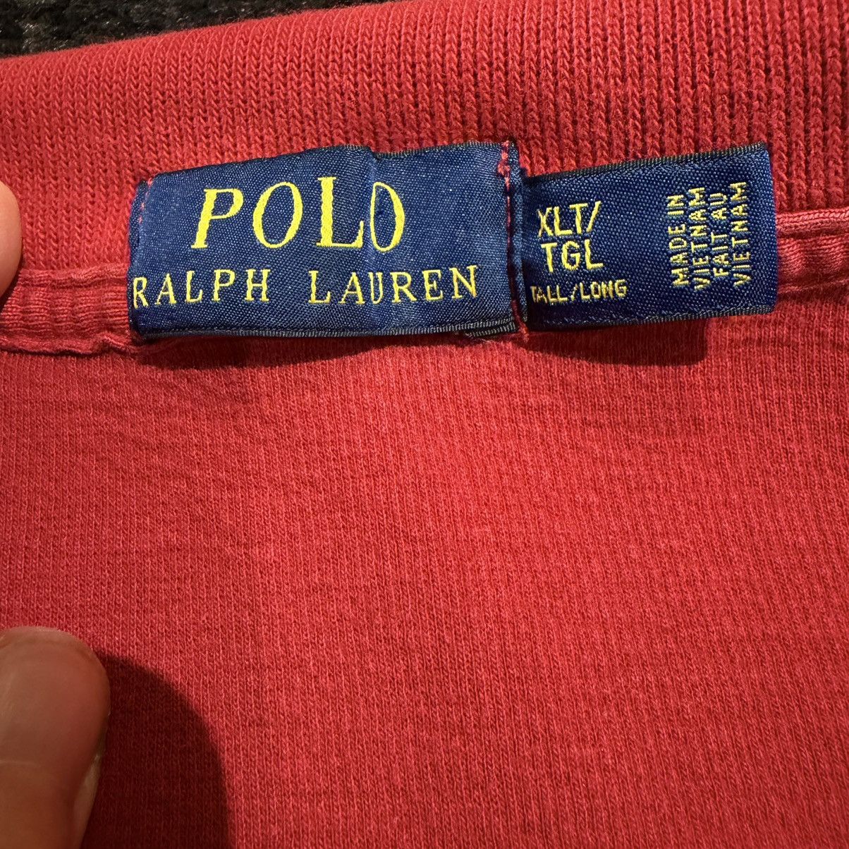Polo Ralph Lauren Polo Ralph Lauren vintage red Quarter zip Size US XL / EU 56 / 4 - 4 Thumbnail