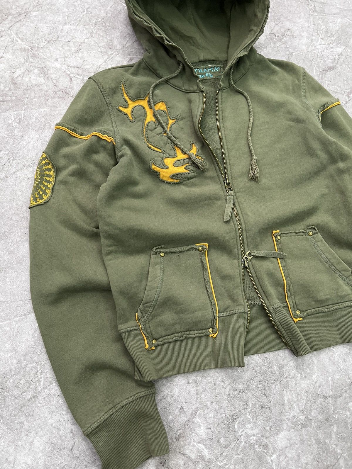 14th Addiction × Hysteric Glamour Vintage Y2K hysteric glamour distressed hoodie japanese Size S / US 4 / IT 40 - 2 Thumbnail