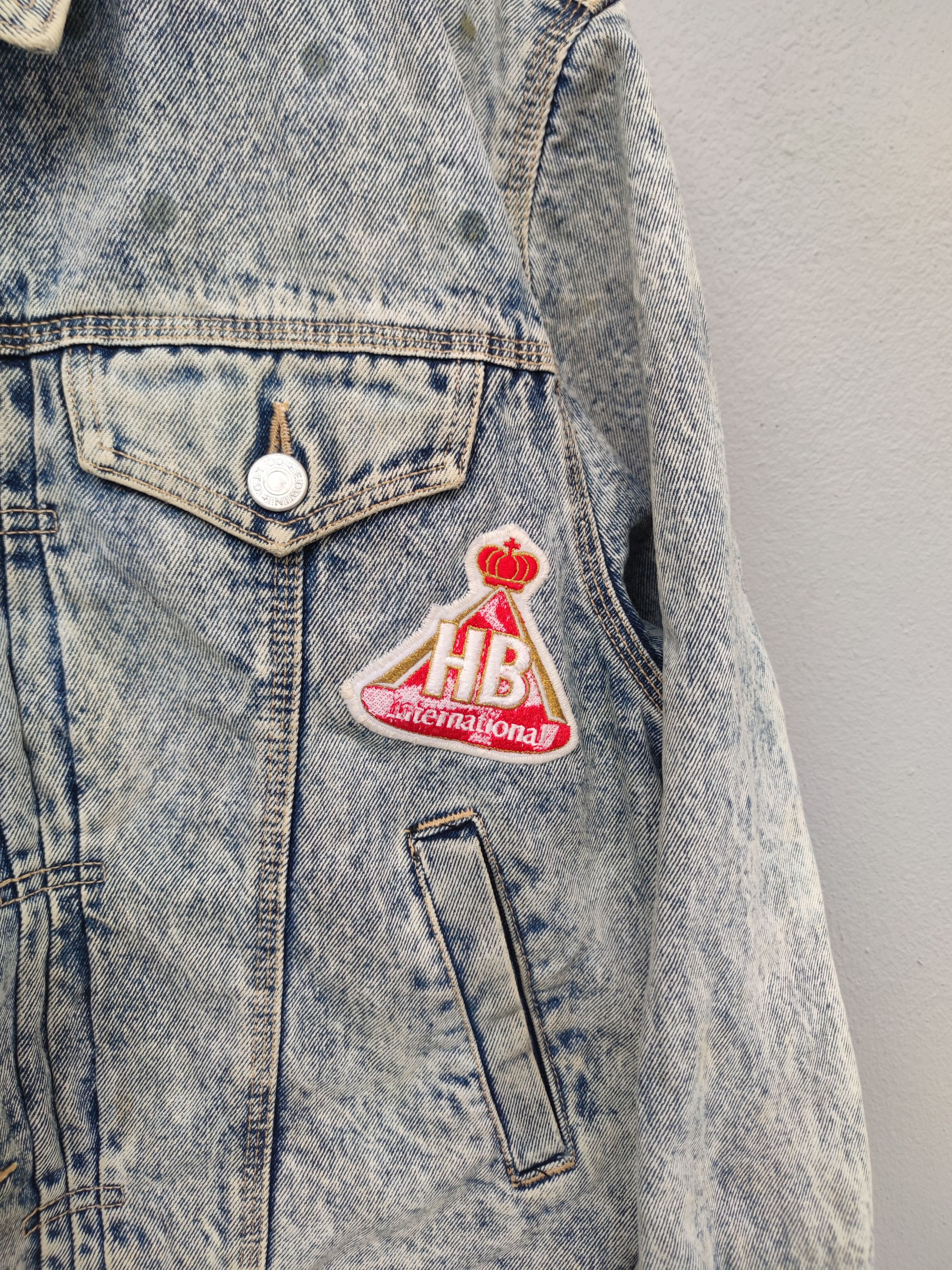 Edwin Vtg Edwin Denim Jacket Lucky Strike Penzoil Bel-Ray Oneal Size US L / EU 52-54 / 3 - 6 Thumbnail