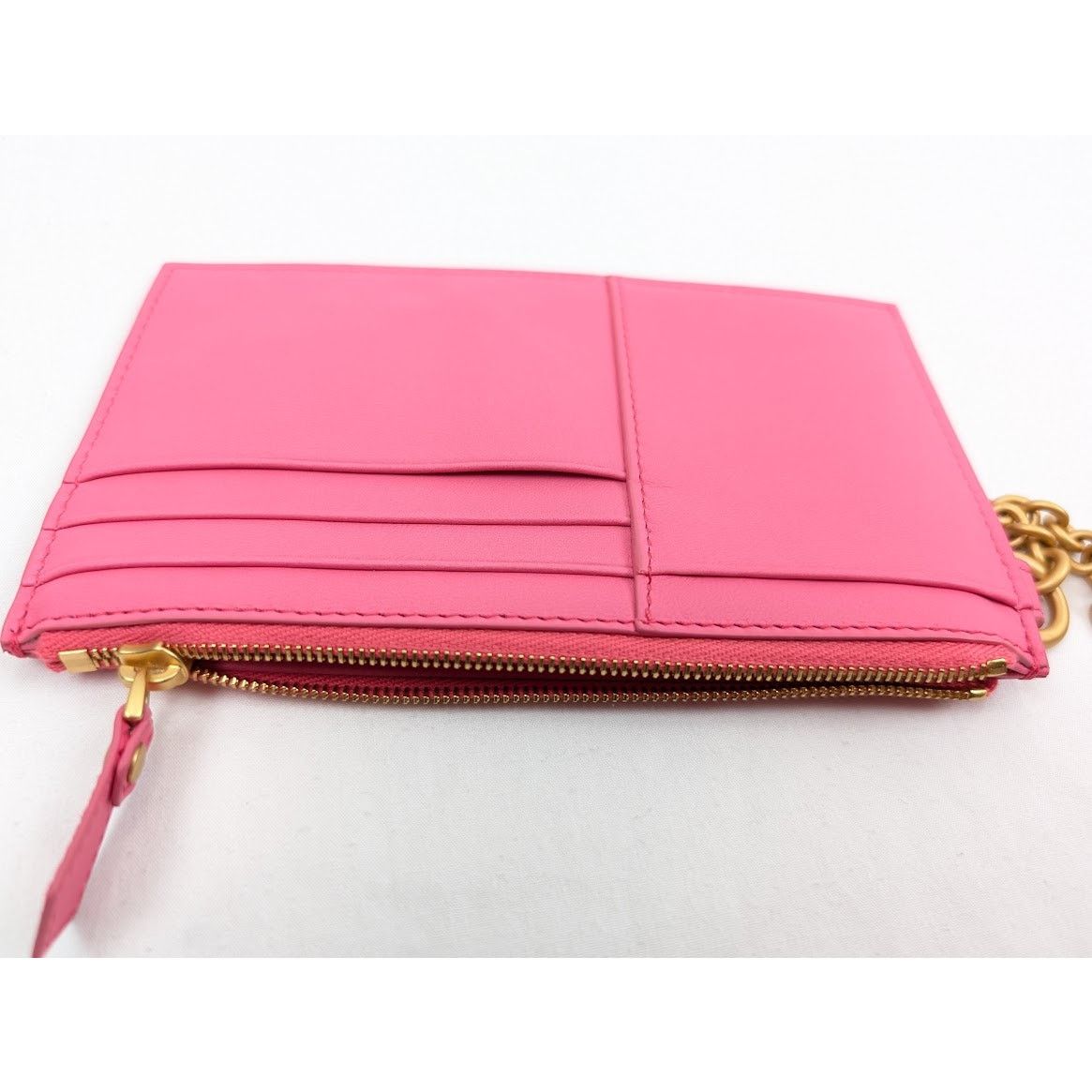 Bottega Veneta o1rshd1 Size: OS / Nappa/Ottone Card Case in Neon/Gold Size ONE SIZE - 10 Thumbnail