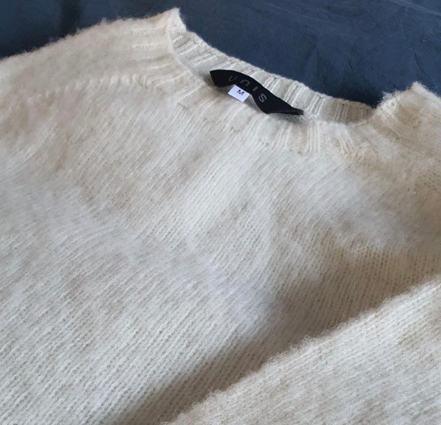 Unis Unis NY Pure Shetland Wool Sweater in White - size Medium Size US M / EU 48-50 / 2 - 1 Thumbnail