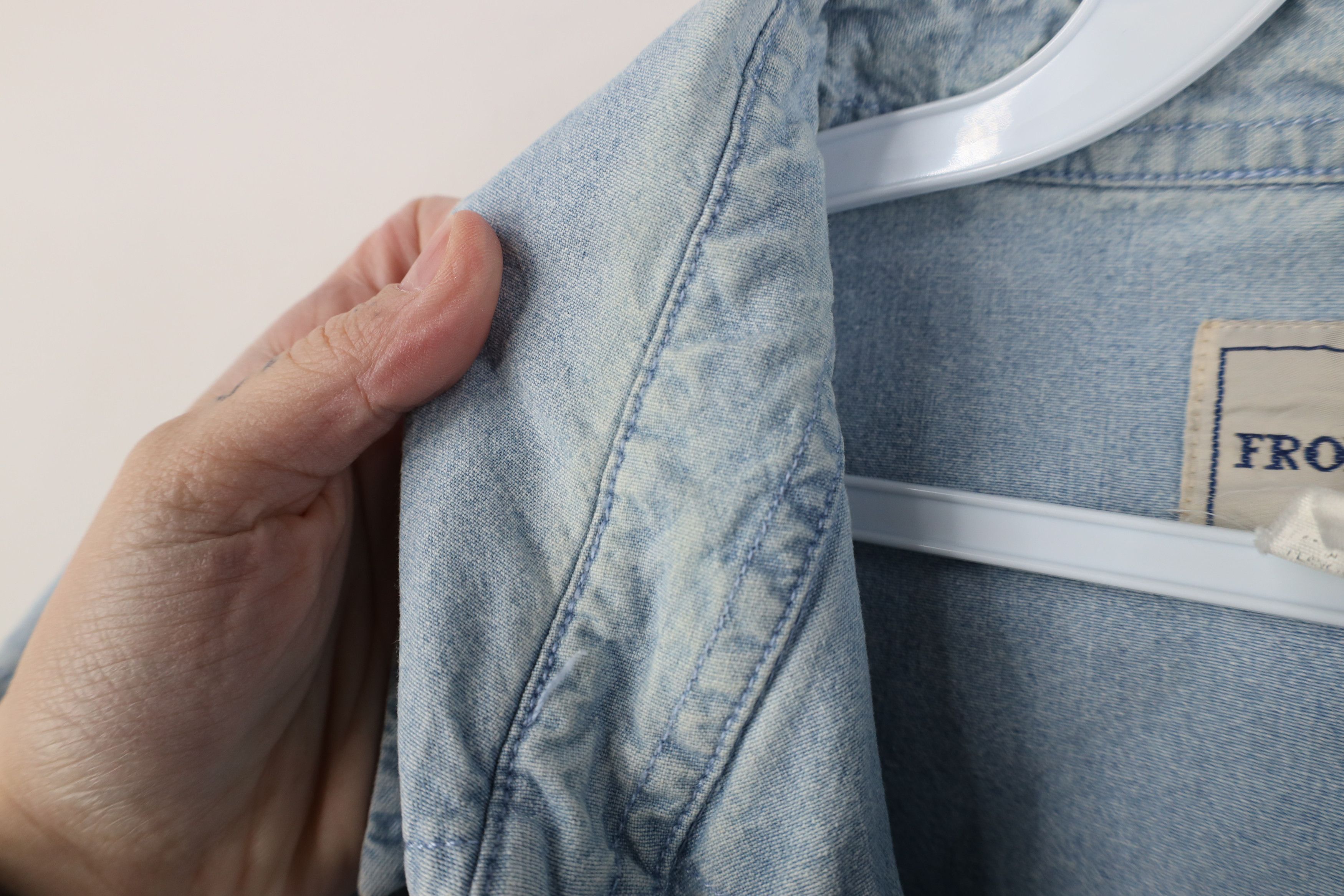 Vintage Vintage 90s Streetwear Cowboy Denim Snap Button Shirt Size US XXL / EU 58 / 5 - 11 Thumbnail