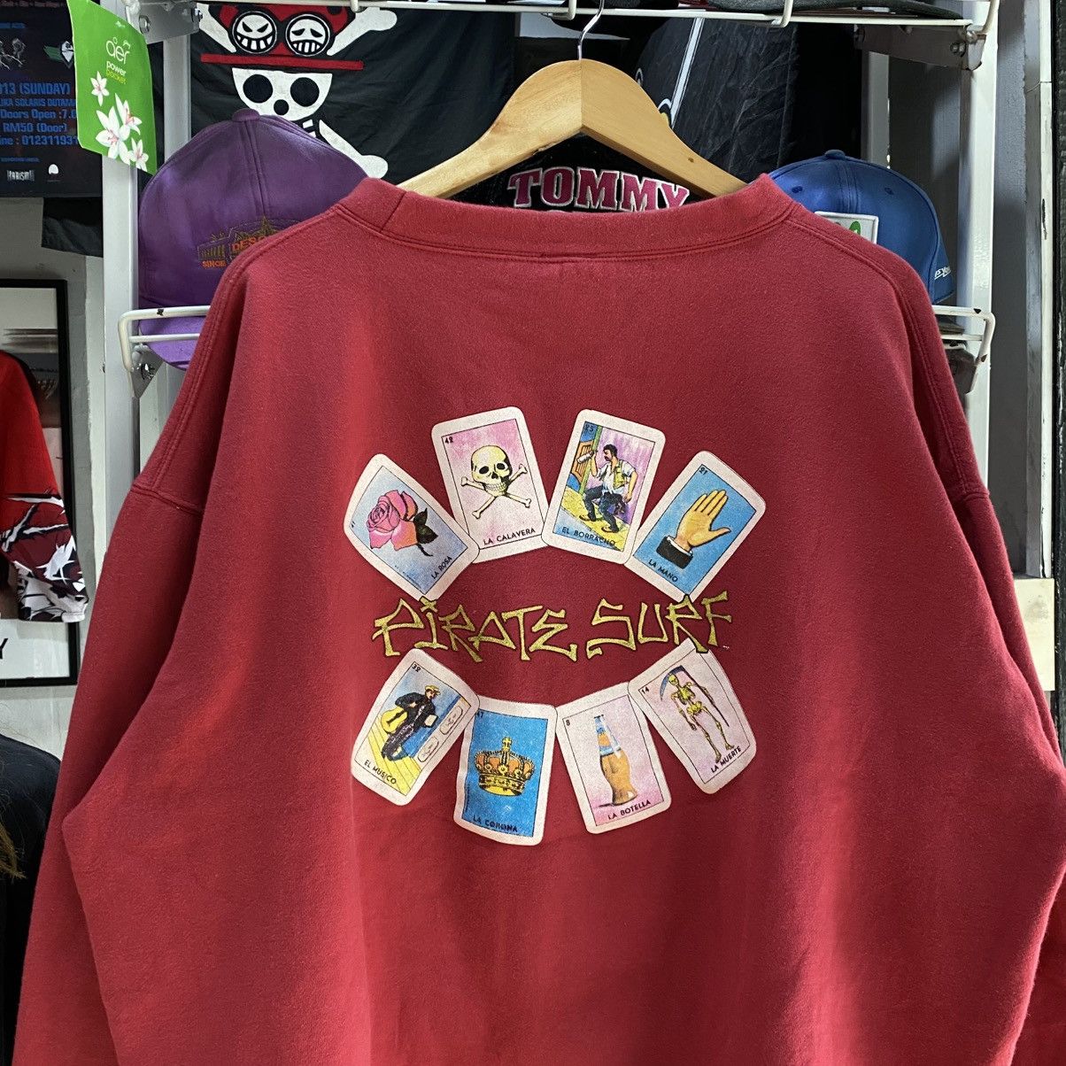 Vintage VINTAGE PIRATE SURF STYLE RARE OVERSIZE BOXY SWEATSHIRTS Size US L / EU 52-54 / 3 - 3 Thumbnail