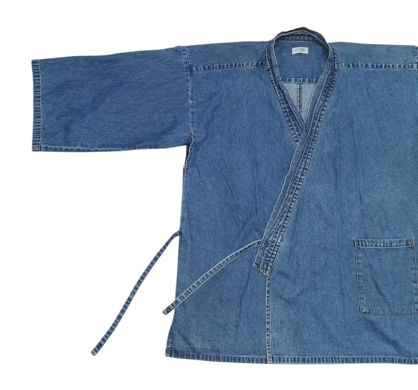 Japanese Brand Vintage Kimono Denim Japan Indigo Sashiko Kendo Traditional Size US L / EU 52-54 / 3 - 5 Thumbnail