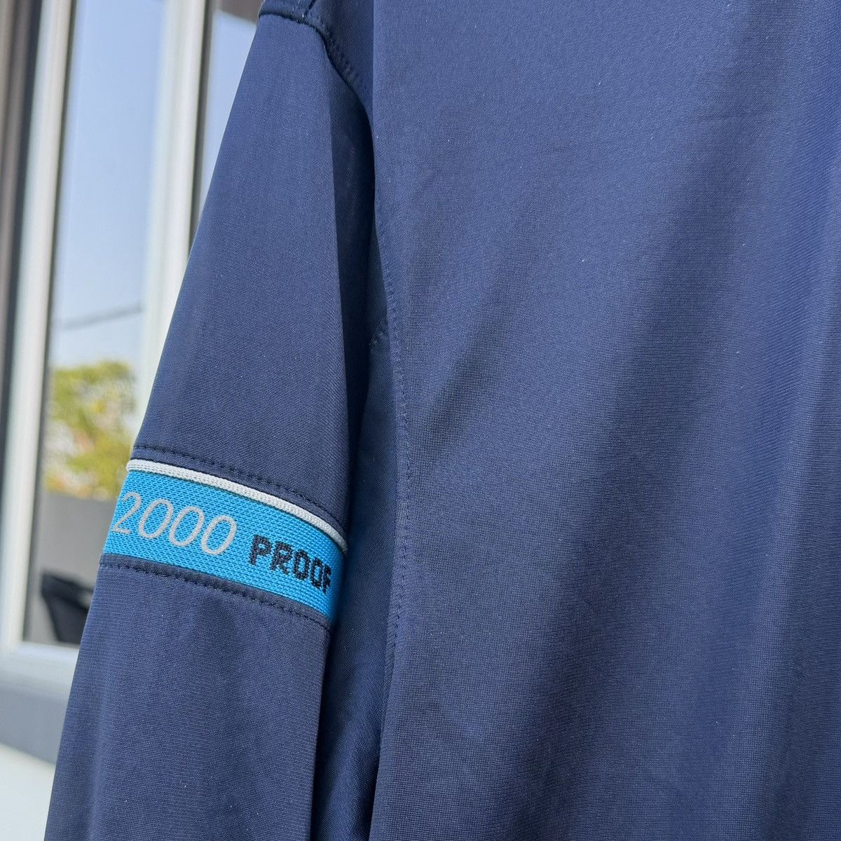 Nike VTG 80s Nike JacketJapan Navy Mesh Lined Archive Windbreaker Size US XL / EU 56 / 4 - 4 Thumbnail