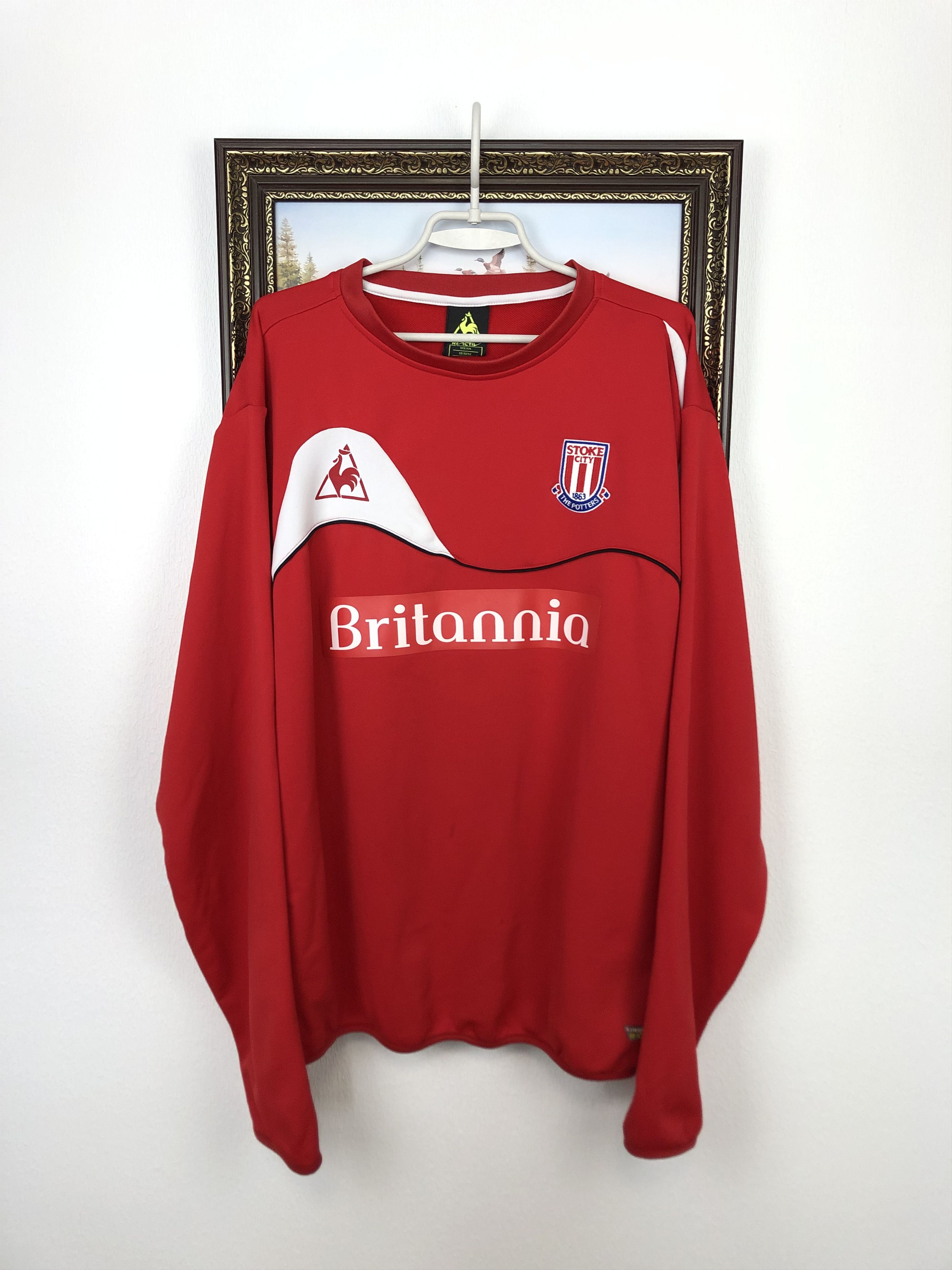 Vintage Vintage Stoke City Football Sweatshirt Soccer Track Top Size US XXL / EU 58 / 5 - 1 Thumbnail