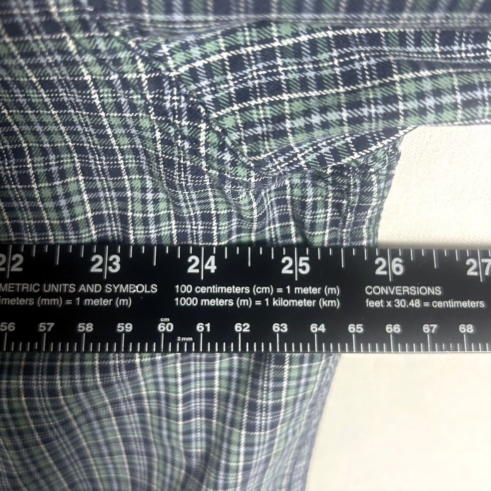Eddie Bauer Eddie Bauer Plaid Flannel Shirt Men's XL Blue Green Long Sleeve Button-Down Shirt Size US XL / EU 56 / 4 - 3 Thumbnail