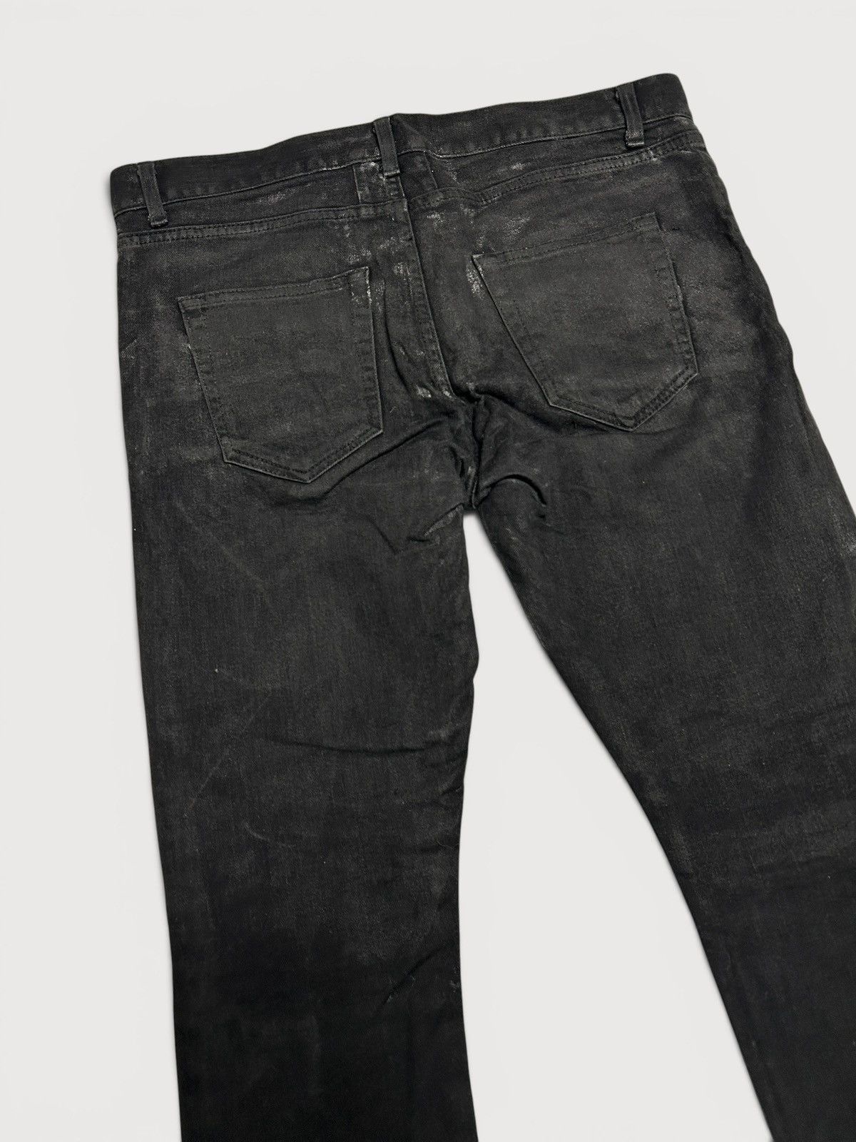 Saint Laurent Paris FW2015 D02 Distressed Waxed Japanese Denim Size US 32 / EU 48 - 4 Thumbnail